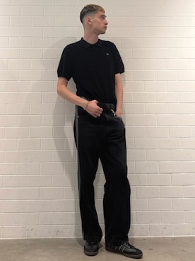 「アイテム（トップス）」を使った、JNさん（メンズ・195cm）の秋コーディネート
