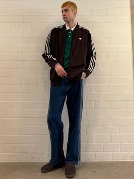 JNさん（メンズ・195cm）の春コーディネート