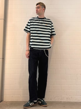 「アイテム（シューズ）」を使った、JNさん（メンズ・195cm）の秋コーディネート