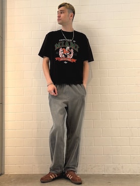 「アイテム（シューズ）」を使った、JNさん（メンズ・195cm）の秋コーディネート