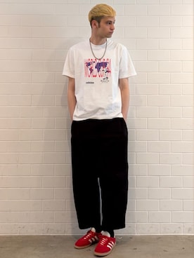 JNさん（メンズ・195cm）の春コーディネート