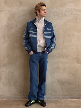 「アイテム（シューズ）」を使った、JNさん（メンズ・195cm）の夏コーディネート