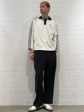 「アイテム（シューズ）」を使った、JNさん（メンズ・195cm）の秋コーディネート