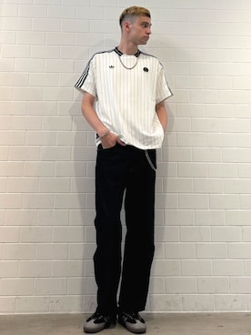「アイテム（シューズ）」を使った、JNさん（メンズ・195cm）の秋コーディネート