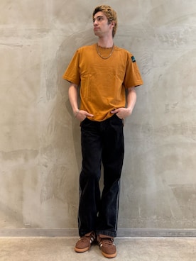 「アイテム（トップス）」を使った、JNさん（メンズ・195cm）の夏コーディネート