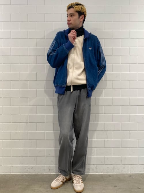 adidasオリジナルス　ワッフルジャージ adidas トラックトップ ワッフルジャージ ADIDAS] ワッフル BBトラック