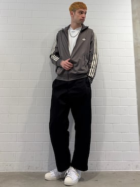 JNさん（メンズ・195cm）の春コーディネート