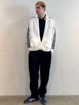 「アイテム（パンツ）」を使った、JNさん（メンズ・195cm）の秋コーディネート