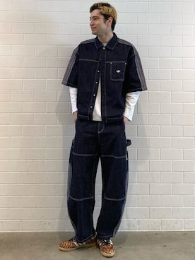 JNさん（メンズ・195cm）の冬コーディネート