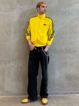 「アイテム（スニーカー）」を使った、JNさん（メンズ・195cm）の夏コーディネート