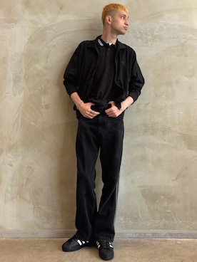 「アイテム（トップス）」を使った、JNさん（メンズ・195cm）の夏コーディネート