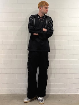 JNさん（メンズ・195cm）の春コーディネート