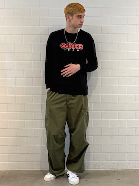 JNさん（メンズ・195cm）の春コーディネート