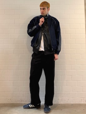 JNさん（メンズ・195cm）の春コーディネート