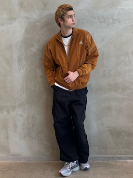 「アイテム（トップス）」を使った、JNさん（メンズ・195cm）の夏コーディネート
