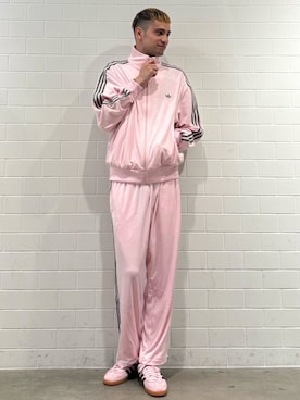 「アイテム（ジャージ）」を使った、JNさん（メンズ・195cm）の秋コーディネート