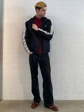 「アイテム（シューズ）」を使った、JNさん（メンズ・195cm）の冬コーディネート