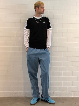 JNさん（メンズ・195cm）の春コーディネート