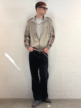 「アイテム（シューズ）」を使った、JNさん（メンズ・195cm）の秋コーディネート