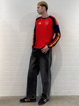 「アイテム（パンツ）」を使った、JNさん（メンズ・195cm）の秋コーディネート