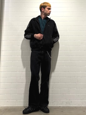 「アイテム（シューズ）」を使った、JNさん（メンズ・195cm）の秋コーディネート