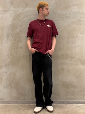 「アイテム（トップス）」を使った、JNさん（メンズ・195cm）の夏コーディネート