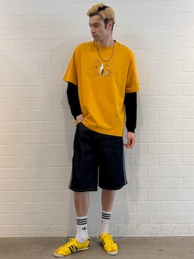 JNさん（メンズ・195cm）の夏コーディネート