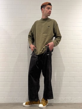 「アイテム（シューズ）」を使った、JNさん（メンズ・195cm）の秋コーディネート