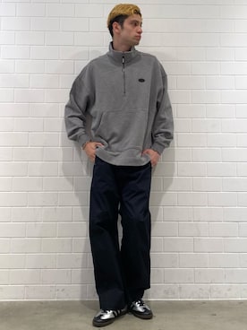 「アイテム（パンツ）」を使った、JNさん（メンズ・195cm）の冬コーディネート