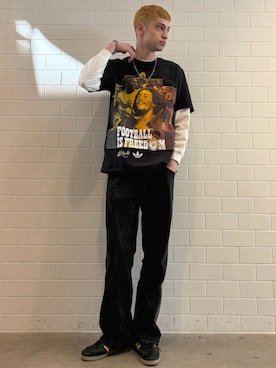 JNさん（メンズ・195cm）の冬コーディネート