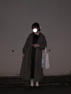 「アイテム（シュシュ）」を使った、qxczkg0423さん（レディース・163cm）の秋コーディネート