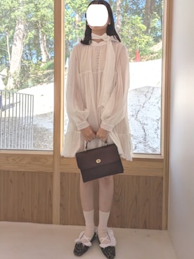「mimi（ミミ）のアイテム」を使った、qxczkg0423さん（レディース・163cm）の秋コーディネート
