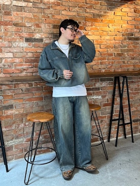 「アイテム（その他トップス）」を使った、ほりたくさん（メンズ・175cm）の夏コーディネート