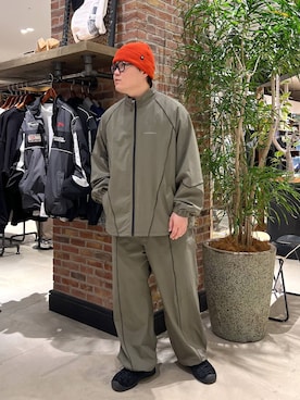 「NUMERALS（ヌメラルズ）のアイテム（パンツ）」を使った、ほりたくさん（メンズ・175cm）の冬コーディネート