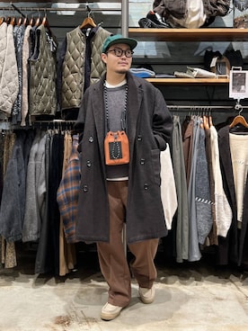 「リラックス」｜ほりたくさん（メンズ・175cm）の冬コーディネート