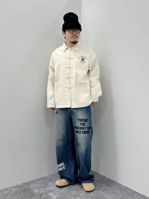 セール】[niko and JEANS] EMBROIDERED DENIM JACKET（デニム