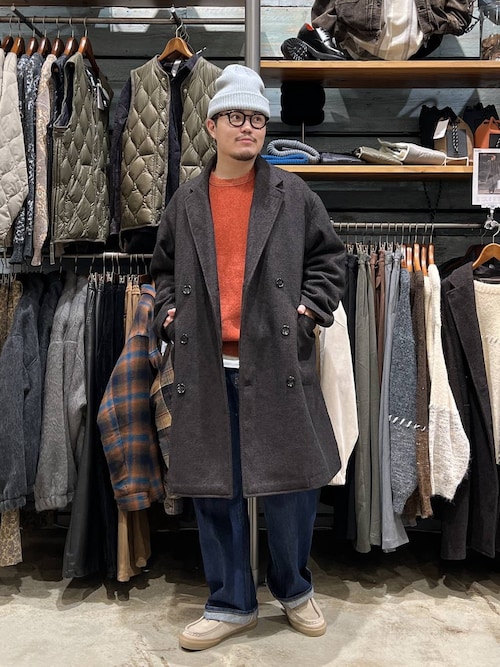 ネップツイードロングコート（ダウンジャケット/コート）｜niko and