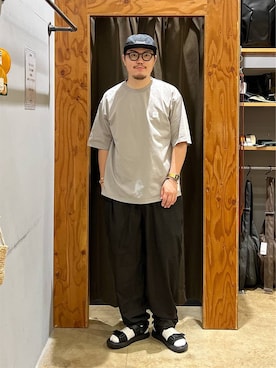 「NUMERALS（ヌメラルズ）のアイテム」を使った、ほりたくさん（メンズ・175cm）の夏コーディネート