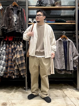 「アイテム（サンダル）」を使った、ほりたくさん（メンズ・175cm）の秋コーディネート