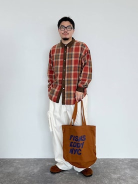 「アイテム（カーゴパンツ）」を使った、ほりたくさん（メンズ・175cm・20代）の夏コーディネート