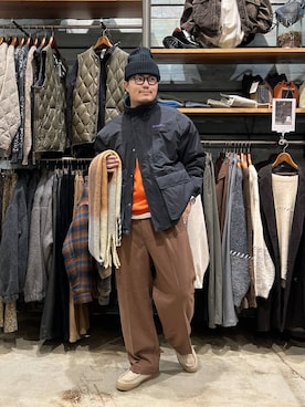 「リラックス」｜ほりたくさん（メンズ・175cm）の秋コーディネート