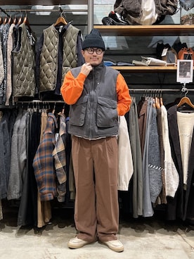 「リラックス」｜ほりたくさん（メンズ・175cm）の冬コーディネート