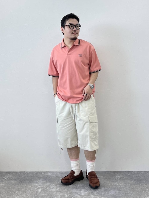 UMBRO(アンブロ)】別注SHORT SLEEVE POLO SHIRT（ポロシャツ）｜UMBRO