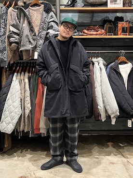 「アイテム（ステンカラーコート）」を使った、ほりたくさん（メンズ・175cm・20代）の秋コーディネート