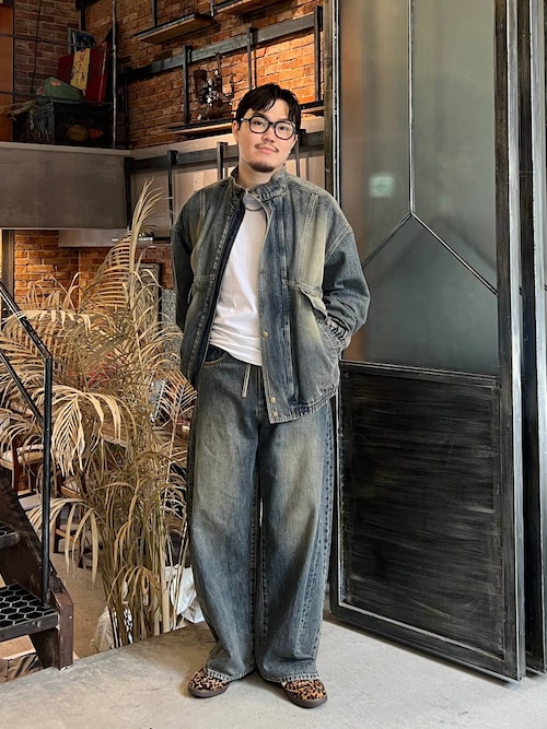 【niko and ...JEANS 2025AW】EXTRAワイド加工デニムパンツ
