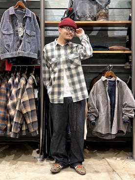 「アイテム（ニットキャップ/ビーニー）」を使った、ほりたくさん（メンズ・175cm・20代）の秋コーディネート