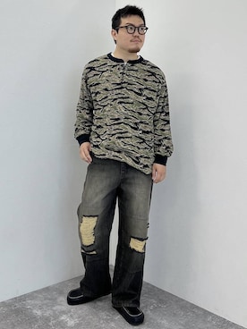 「リラックス」｜ほりたくさん（メンズ・175cm）の夏コーディネート