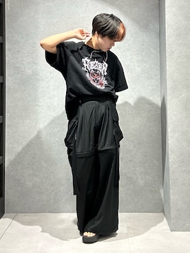 「ジェンダーレス」｜「アイテム（パンツ）」を使った、みちゅんさん（メンズ・162cm）の夏コーディネート