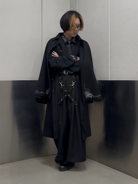 「アイテム（マフラー）」を使った、みちゅんさん（メンズ・162cm）の秋コーディネート