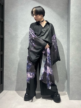 「AXES-X（アクシーズエックス）のアイテム」を使った、みちゅんさん（メンズ・162cm）の春コーディネート